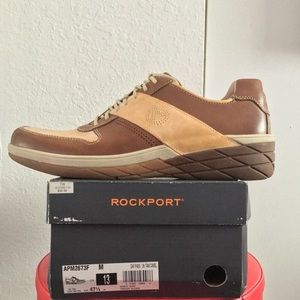 Mens Rockport Casual Shoes Size 13 APM2673F Brown/